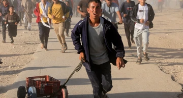 Dolazak po humanitarnu pomoć u Khan Younisu