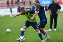 Zagrijavanje uoči utakmice, Foto: Luka Mladinic/PIXSELL