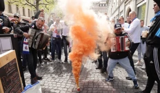 Navijači Hajduka u Ženevi, Foto: Luka Stanzl/PIXSELL