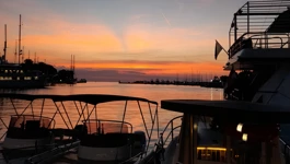 Ilustracija - zalazak sunca jučer u Zadru