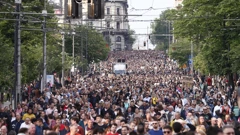 Prošlotjedni prosvjed "Srbija protiv nasilja"