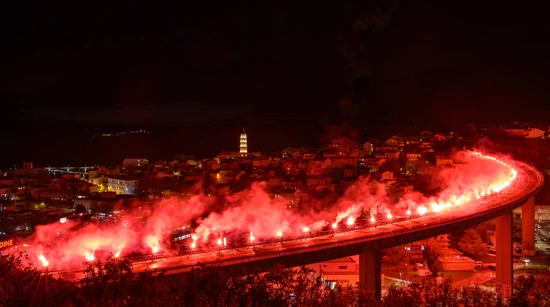 Bakljada na vijaduktu Dubračina