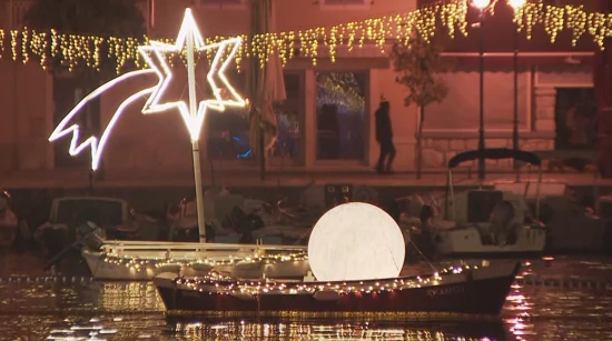 Ukrašene barke u Rovinju