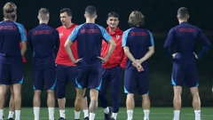 Trening hrvatske nogometne reprezentacije