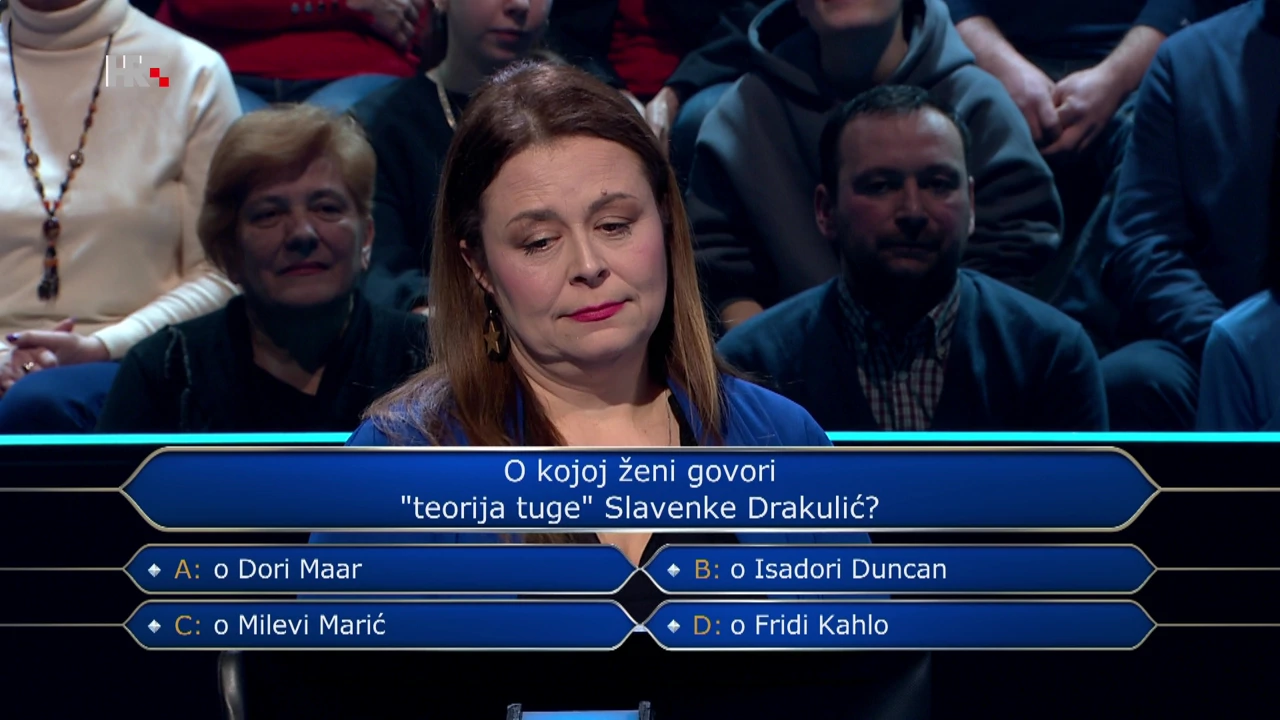 Daniela Andrašek, Foto: Tko želi biti milijunaš?/HRT