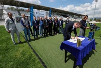 Polaganje kamena temeljca na stadionu u Kranjčevićevoj, Foto: Igor Kralj/PIXSELL