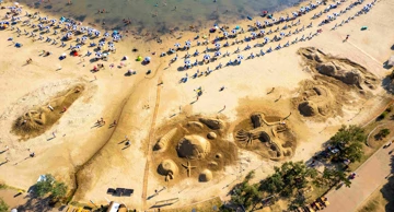 Festival skulptura u pijesku na loparskoj plaži