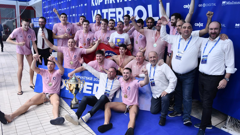 Slavlje VK Juga nakon osvajanja Kupa 