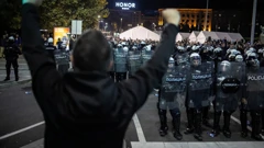  Prosvjed pred Skupštinom u Beogradu , Foto: Marko Djurica/Reuters