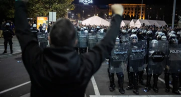  Prosvjed pred Skupštinom u Beogradu 