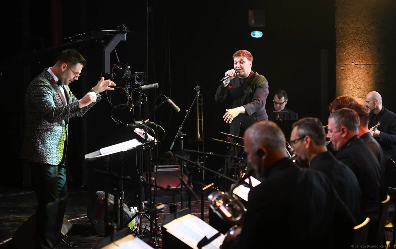 Miron Hauser, Edo Maajka, Jazz orkestar HRT-a, Foto: Renato Branđolica/HRT