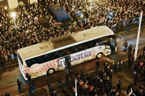Doček za brončane rukometaše, Foto: Boris Kovačev/CROPIX