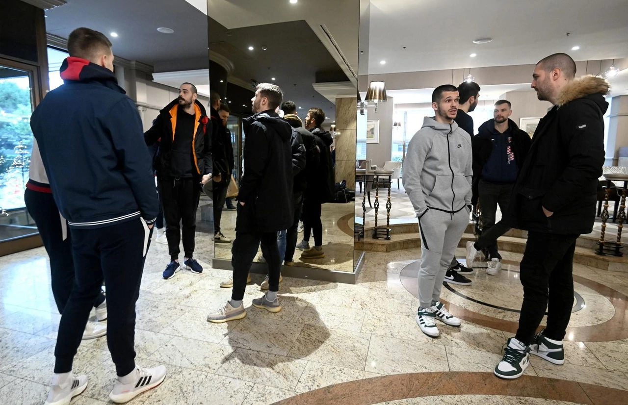 Okupljanje hrvatskih rukometaša, Foto: Marko Lukunić/PIXSELL