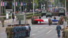Okupljanje vojske u Vukovarskoj ulici uoči generalne probe svečanog vojnog mimohoda