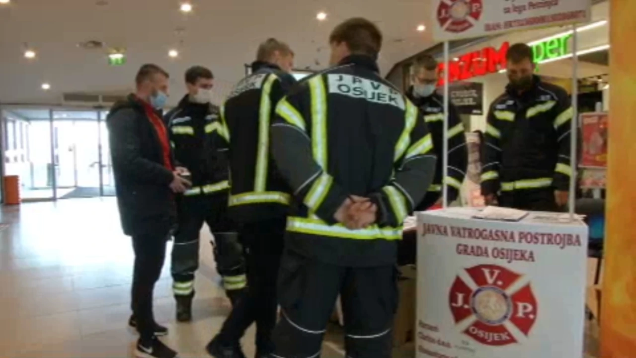 "Osječki vatrogasci za legu Petrinjca", Foto: Regionalni dnevnik/IMS/HRT