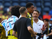 Niko Kovač daje upute Jobeu Bellinghamu, Foto: Kai Pfaffenbach/REUTERS