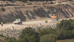 Radovi na pristupnim cestama Pelješkom mostu, Foto: Dnevnik/HRT