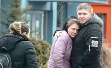 Izbjeglice iz Ukrajine na slovačko-ukrajinskoj granici, Foto: Igor Rotim/HRT 