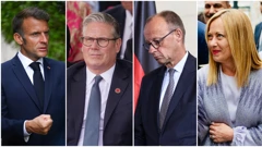Macron, Starmer, Merz i Meloni