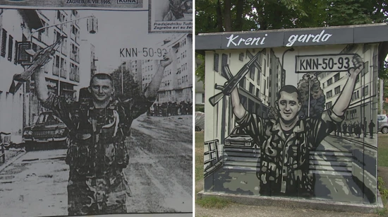 Pripadnik legendarnih "Pauka" dobio mural na zagrebačkim Ravnicama