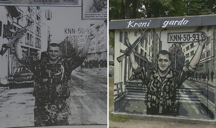 Pripadnik legendarnih "Pauka" dobio mural na zagrebačkim Ravnicama