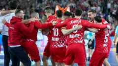 Slavlje hrvatskih rukometaša