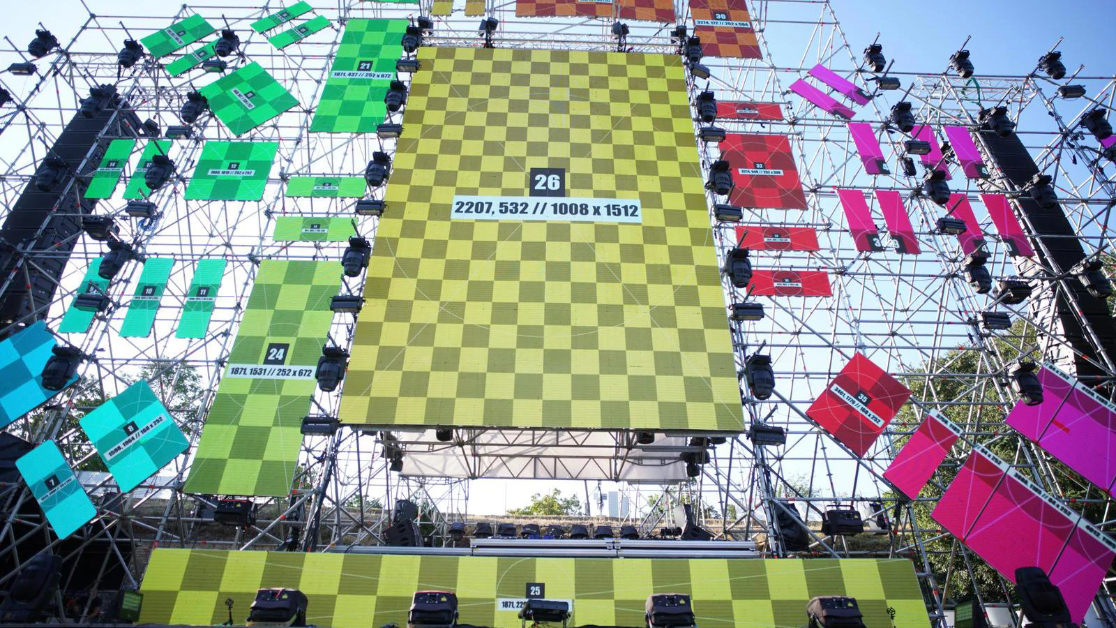 Pozornica Exit festivala 2025.