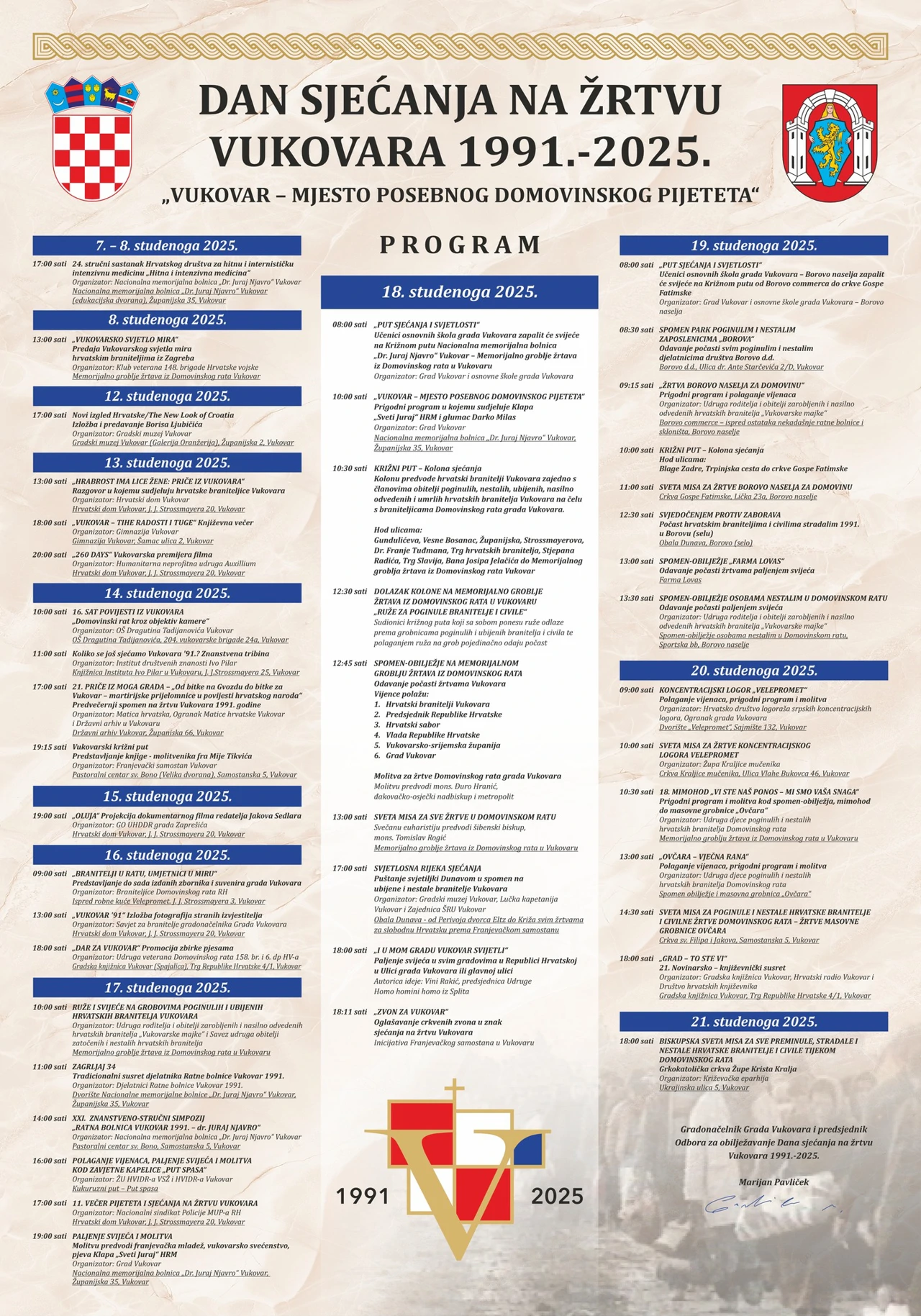 program obilježavanja