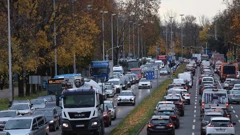 Velike gužve u Zagrebu