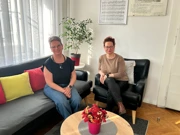 Prof. Tomislava Karačić Šoljić i Josipa Erhardt, Foto: Marina Ban/Radio Osijek/Marina Ban