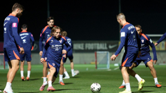 Luka Modrić na treningu 