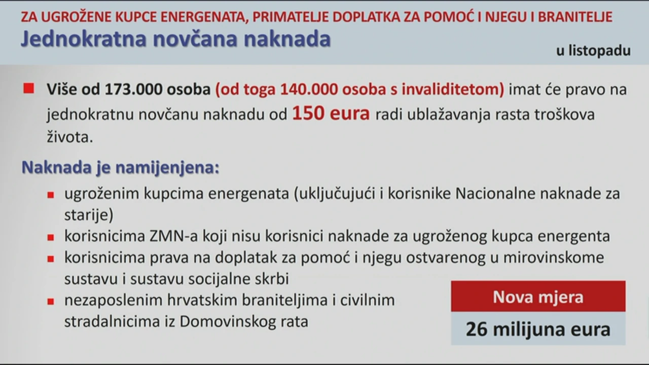 Vlada predstavila novi paket mjera, Foto: HTV/HRT