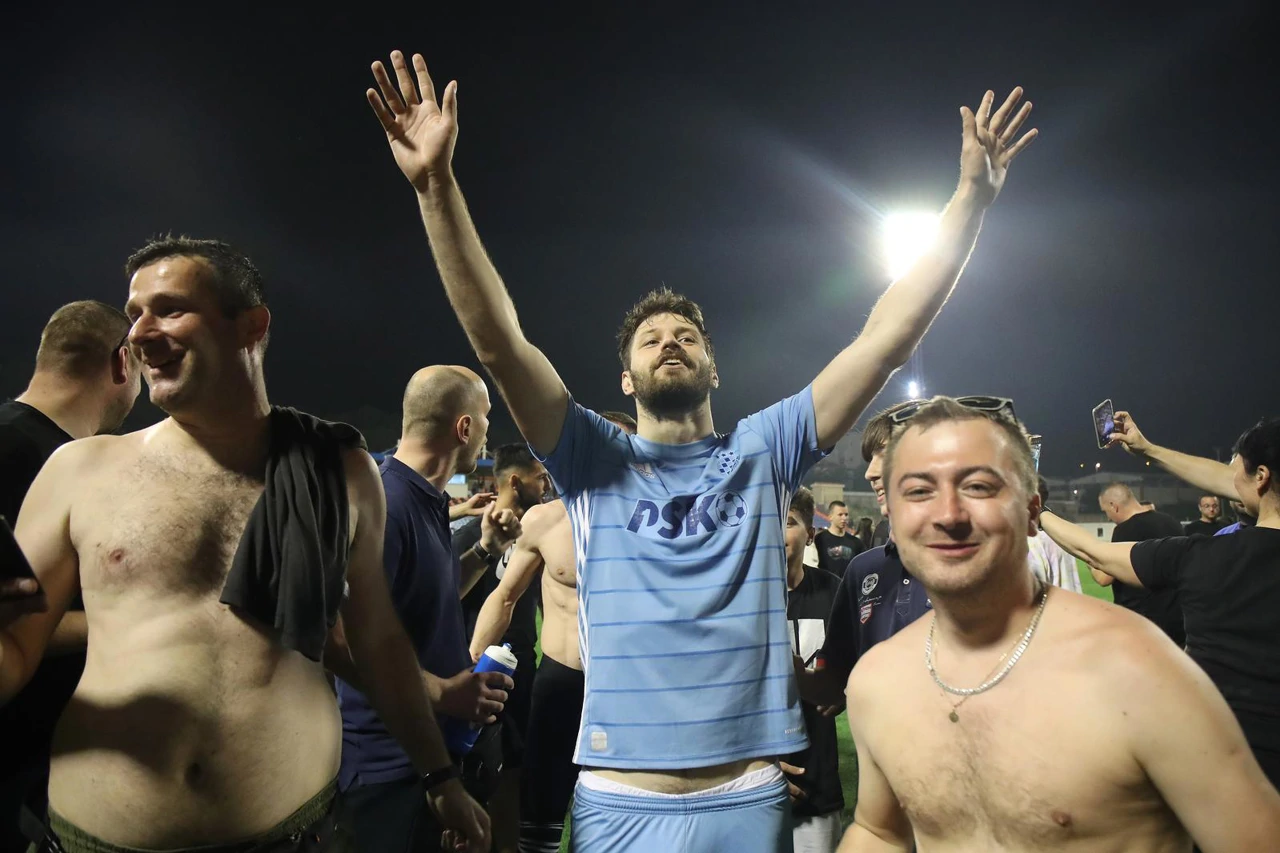 Slavlje igrača Dinama, Foto: Luka Stanzl/PIXSELL