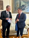 Hrvatski veleposlanik dr.sc. Mladen Andrlić i gradonačelnik Sigeta dr. Péter Vass, Foto: Neda Maretić//