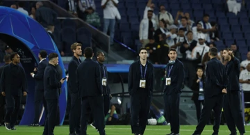 Igrači Juventusa na terenu uoči utakmice