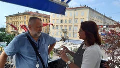 Šef iz Zagreba Renato Kunić i šefica u Rijeci Irena Hrvatin (Foto: HRT - Radio Rijeka), Foto: -/-