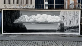 Mural "Ne mogu vidjeti dok ne prestanem gledati"