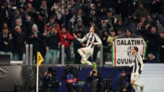 Dušan Vlahović u slavlju nakon gola