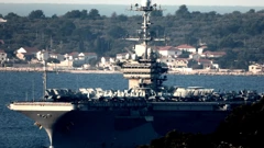 Američki nosač aviona Harry S. Truman pred splitskom lukom