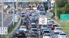 Gužve na naplatnim kućicama u Lučkom prema moru 