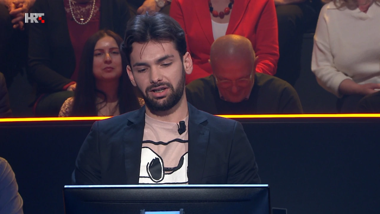 Jordan Grgurač, Foto: Tko želi biti milijunaš?/HRT