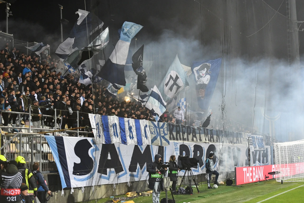 Navijači Rijeke, Armada, Foto: Damir Skomrlj/CROPIX