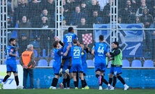 Slavlje igrača Varaždina, Foto: Ronald Gorsic/CROPIX