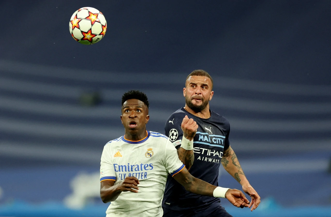 Vinicius Junior i Kyle Walker