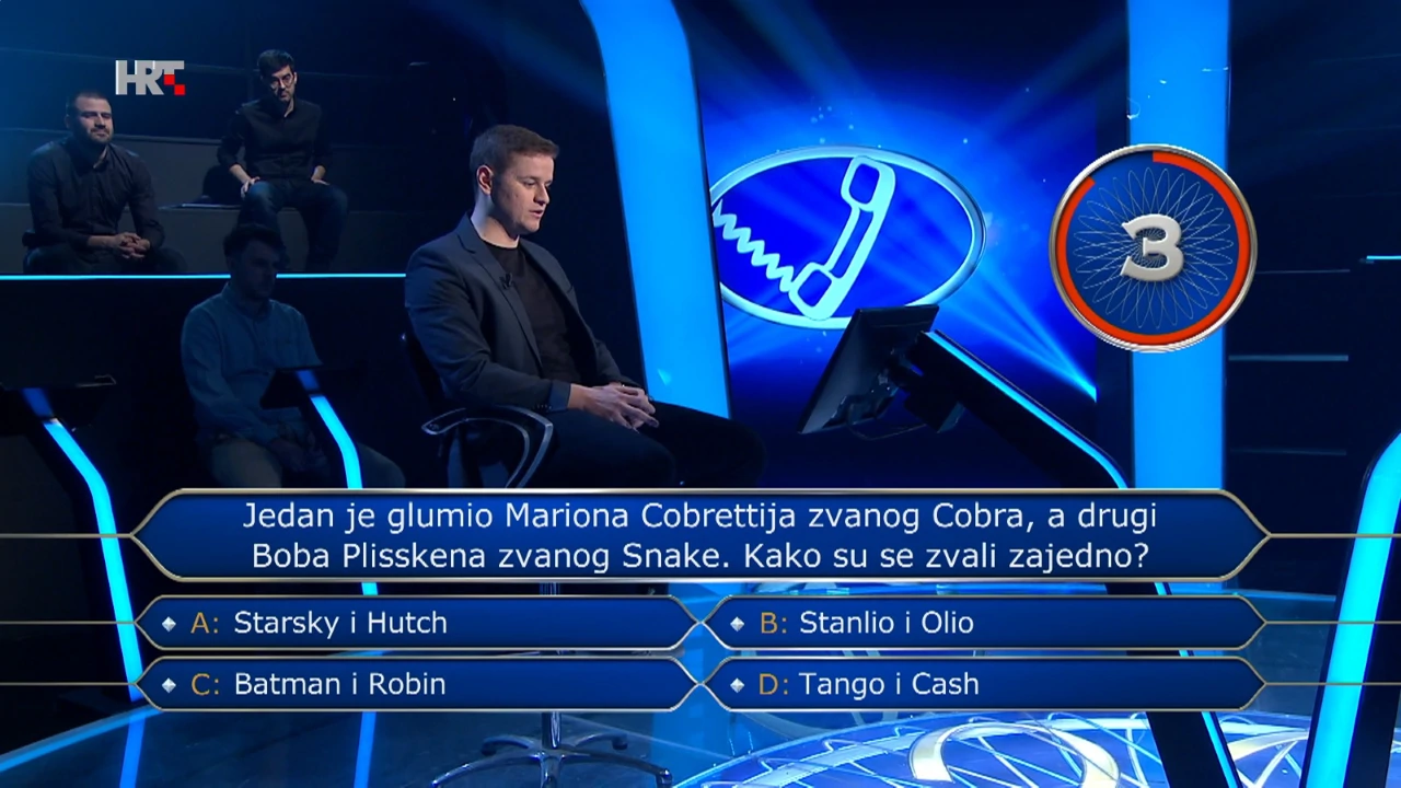 Dino Božić, Foto: Tko želi biti milijunaš? /HRT