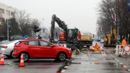  Zagreb: Puknuće cijevi na križanju Vukovarske i Ivana Lučića 