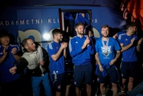 Doček igrača Dinama, Foto: Luka Batelic/PIXSELL