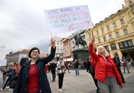 Prosvjed odgojitelja, Foto: Marko Lukunic/PIXSELL
