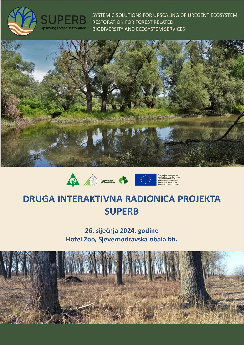 Plakat interaktivne radionice projekta SUPERB