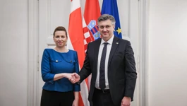 Andrej Plenković ugostio Mette Frederiksen